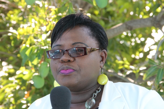 Hon. Hazel Brandy-Williams, Junior Minister in the Ministry of Social Development on Nevis